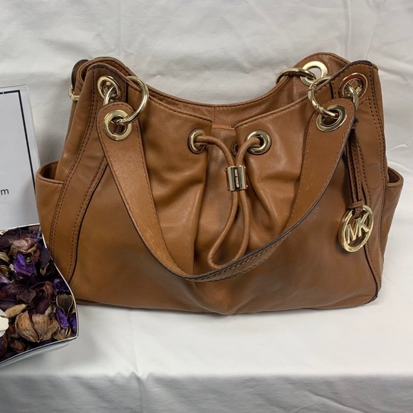Michael Kors Brown Leather Handbag - Picture 1 of 2
